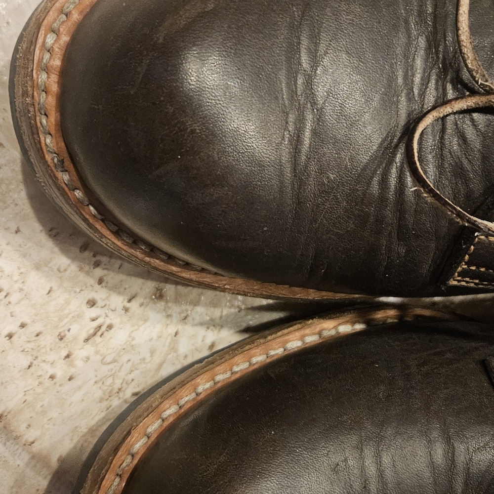 Truman Men's Brown Leather Boots - Picture 12 of 17